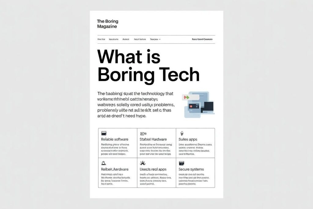 Tech TheBoringMagazine