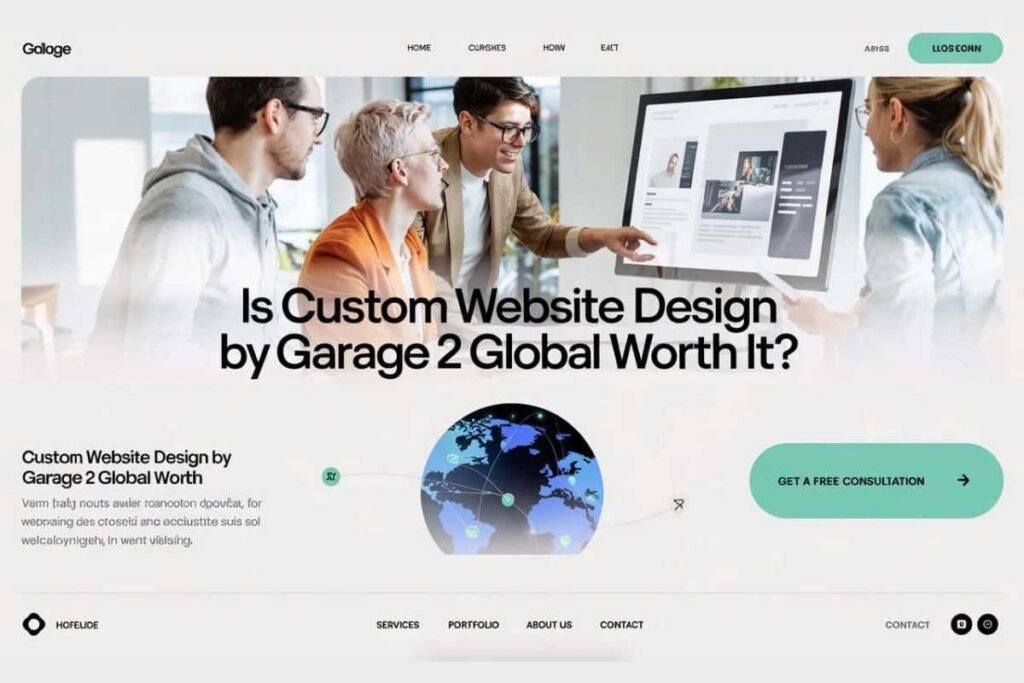Custom Website Design by Garage 2 Global
