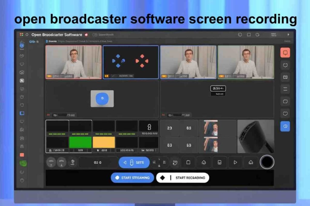 open broadcaster software screen recording
